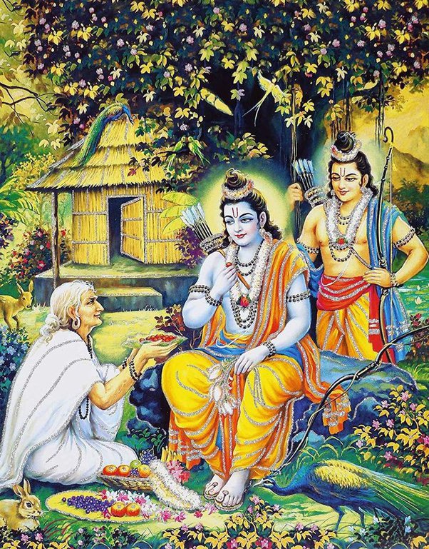 Shri Ram with Sabari